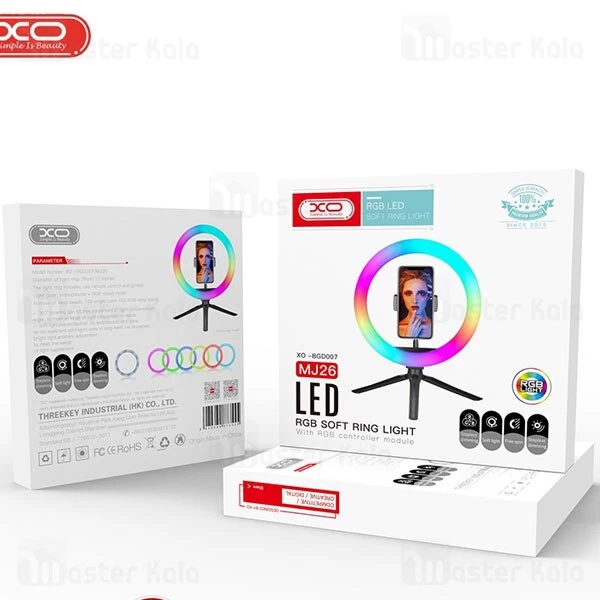 رینگ لایت ایکس او XO BGD007/MJ26 با هولدر