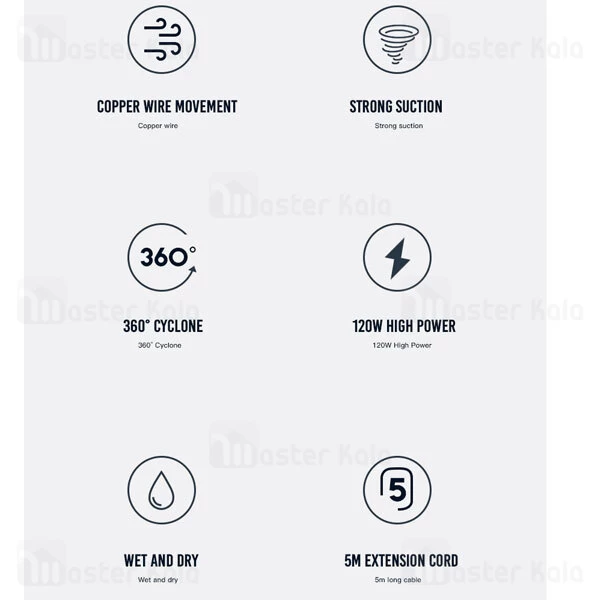 جارو برقی ماشین ایکس او XO CZ001A توان 120 وات