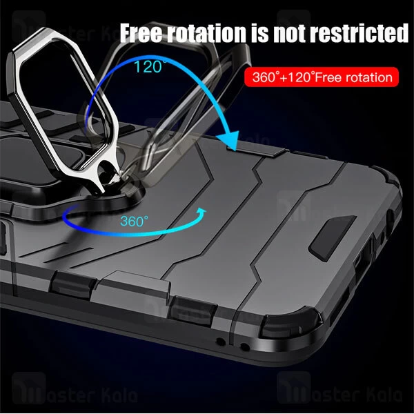 گارد ضد ضربه انگشتی هواوی Huawei Nova Y70 Black Panther Keysion Armor Ring