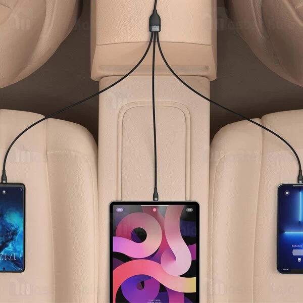کابل سه سر بیسوس Baseus CASS030201