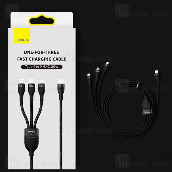 کابل سه سر بیسوس Baseus CASS030201