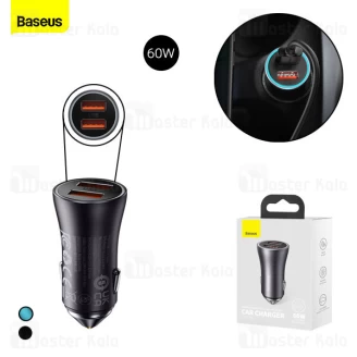 شارژر فندکی فست شارژ بیسوس Baseus CGJM000013 توان 60 وات
