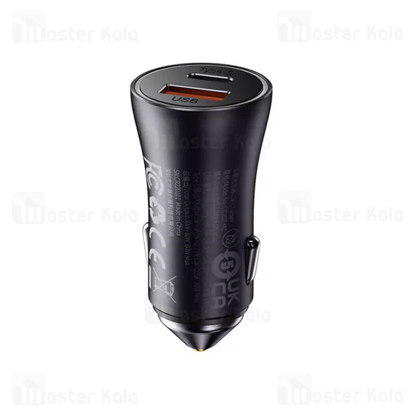 شارژر فندکی فست شارژ بیسوس Baseus CGJM000113 توان 60 وات