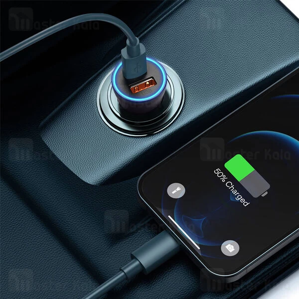 شارژر فندکی فست شارژ بیسوس Baseus CGJM000113 توان 60 وات