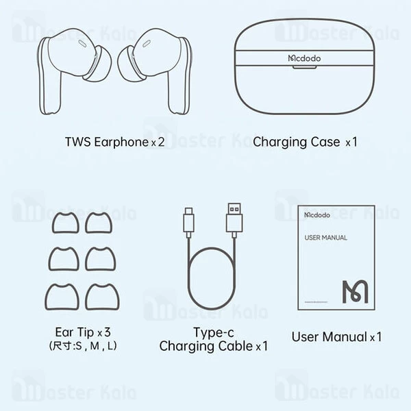 هندزفری بلوتوث دوگوش مک دودو Mcdodo HP-8041