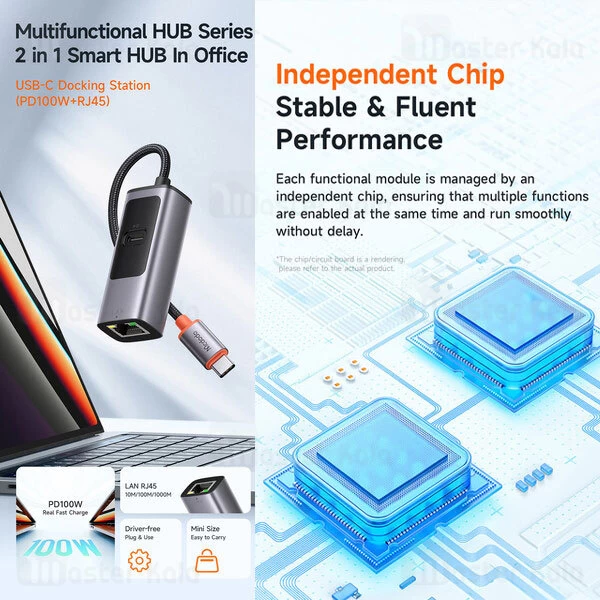 کابل تبدیل Type-c به LAN مک دودو Mcdodo HU-0680 1000Mbps