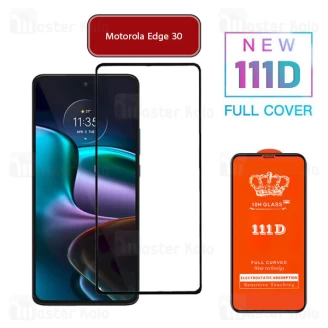 گلس تمام صفحه تمام چسب موتورولا Motorola Edge 30 111D Glass
