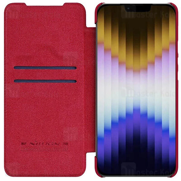 کیف چرمی نیلکین آیفون Apple iPhone 14 Plus Nillkin Qin Pro Leather Case دارای محافظ دوربین