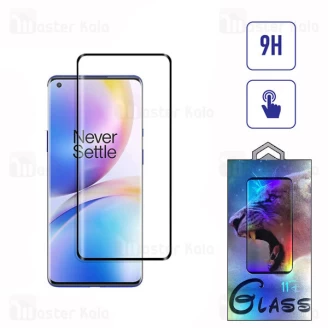 محافظ صفحه شیشه ای تمام صفحه تمام چسب خمیده OnePlus 8 Pro Curved Glass