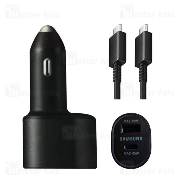 شارژر فندکی اصلی سوپر فست شارژ سامسونگ Samsung EP-l5300 Dual توان 45