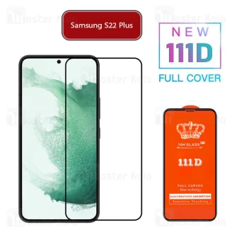 گلس تمام صفحه تمام چسب سامسونگ Samsung Galaxy S22 Plus 111D Glass