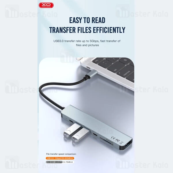 هاب 7 پورت ایکس او XO HUB008