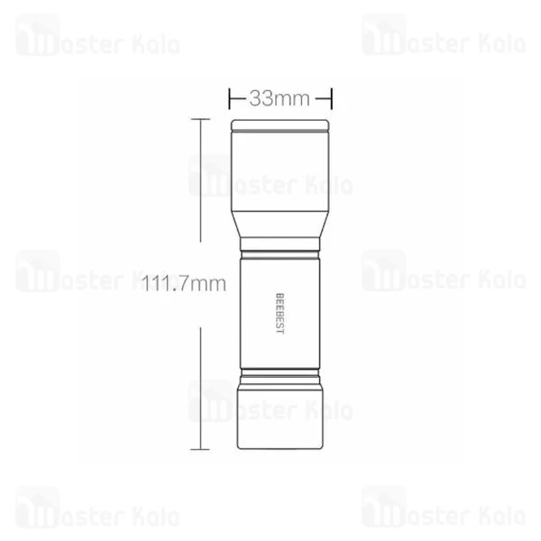 چراغ قوه شیائومی Xiaomi Beebest F1 ضد آب برد 130 متر