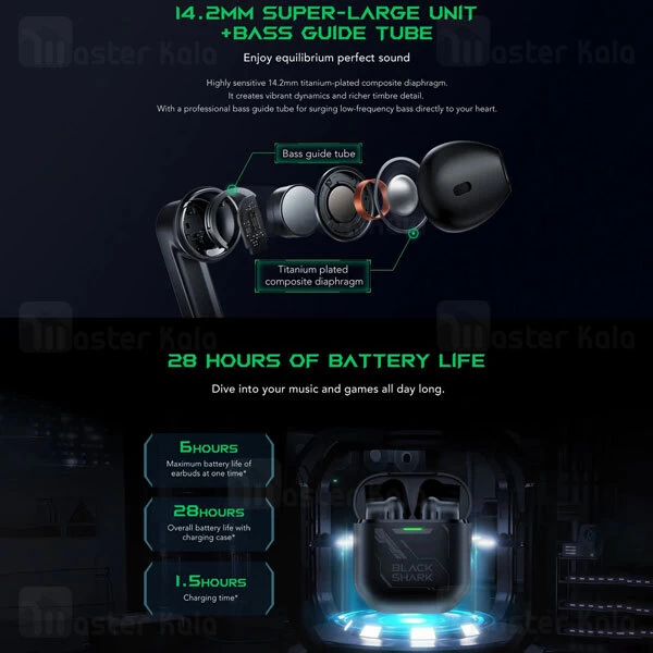 هندزفری بلوتوث دوگوش شیائومی Xiaomi Black Shark JoyBuds