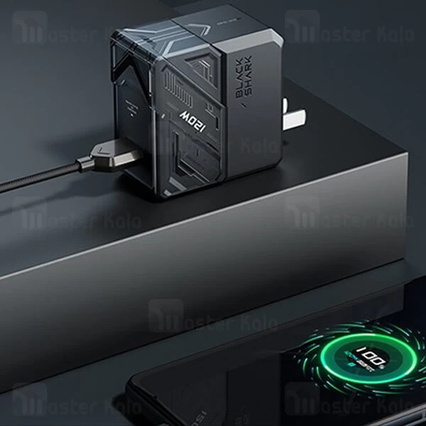 شارژر شیائومی Xiaomi Black Shark Star Stream توان 120 وات همراه کابل
