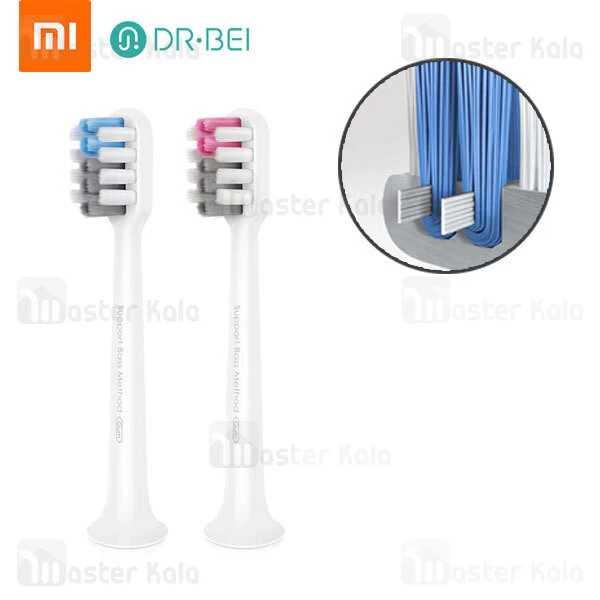 پک 2 تایی سری یدک مسواک برقی شیائومی Xiaomi DR.BEI BET-C01 / BET-S01 Toothbrush EB-P0202