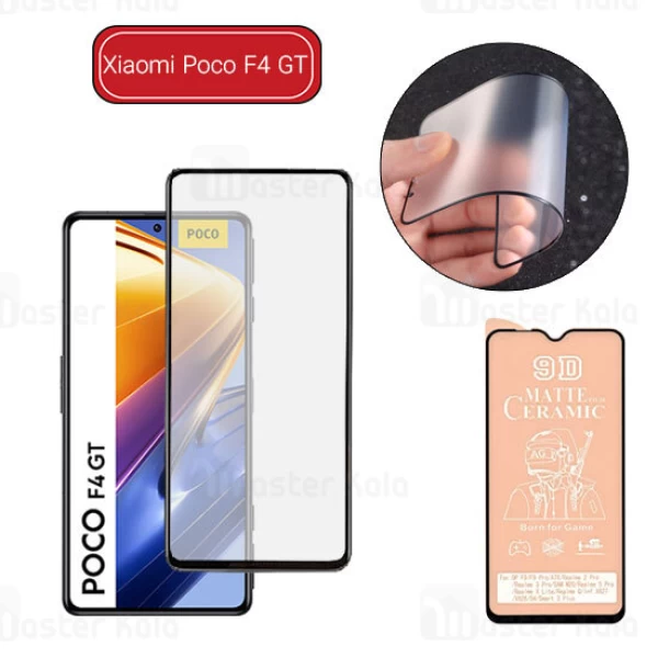 گلس سرامیکی مات شیائومی Xiaomi Poco F4 GT Matte Ceramic Full Screen Glass