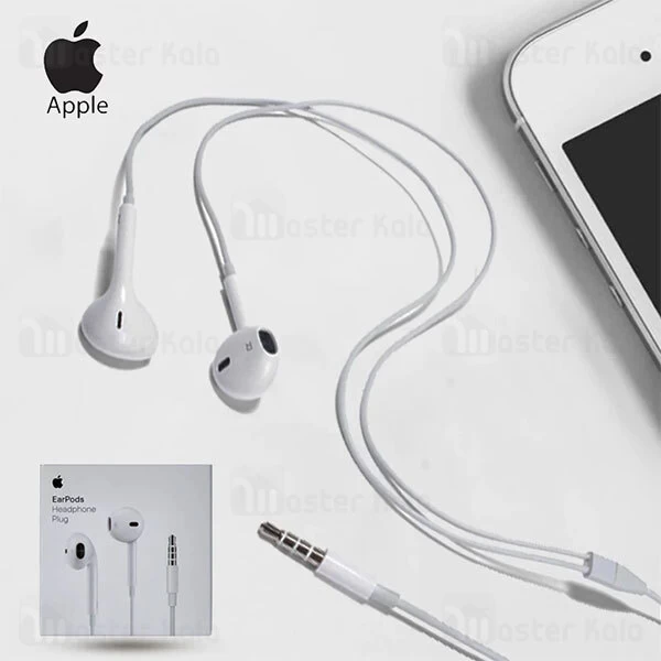 هندزفری اوریجینال ایرپاد اپل با جک 3.5 میلی متری Apple MNHF2ZE/A