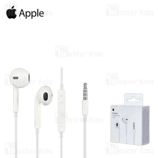 هندزفری اوریجینال ایرپاد اپل با جک 3.5 میلی متری Apple MNHF2ZE/A
