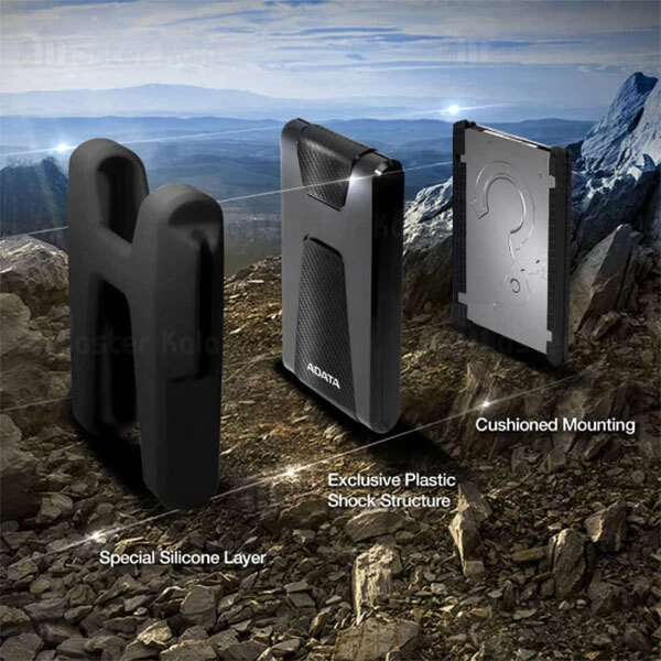 هارد اکسترنال ای دیتا ADATA HD680 DashDrive Durable ظرفیت 2 ترابایت