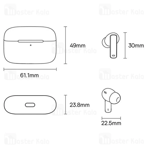 هندزفری بلوتوث دوگوش بیسوس Baseus Bowie M2 Plus NGTW190001