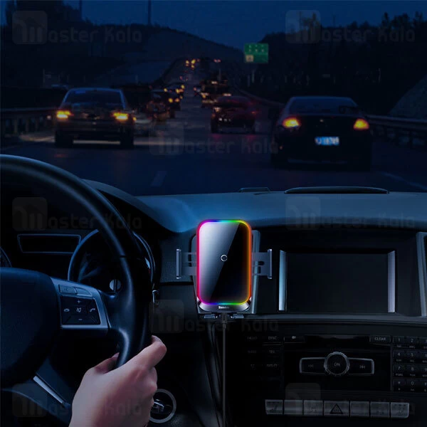 هولدر و شاژر وایرلس دریچه کولری بیسوس Baseus Halo SUDD000001