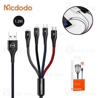 کابل چهار سر مک دودو Mcdodo CA-6230 توان 3 آمپر طول 1.2 متر