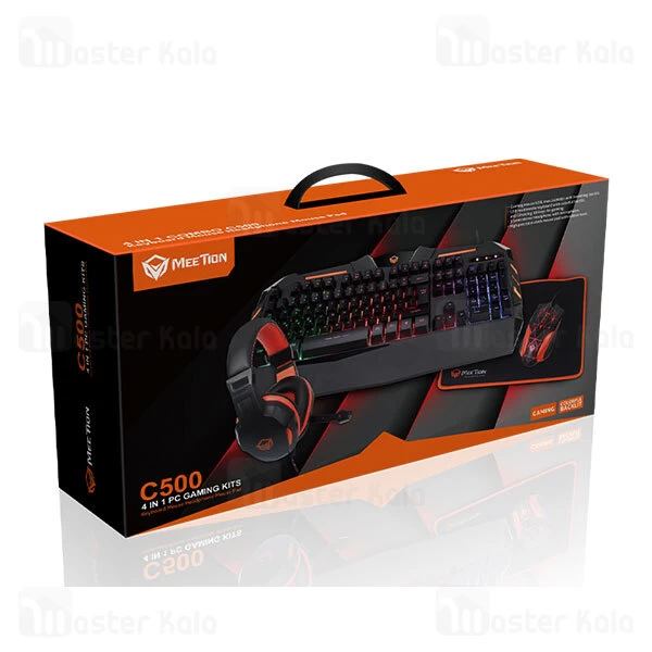 پک گیمینگ میشن Meetion MT-C500 موس ، کیبورد ، هدست و موس پد