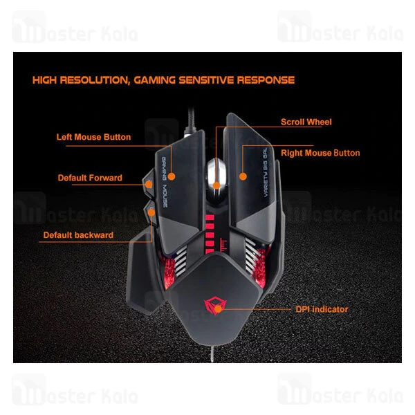 موس سیمی گیمینگ میشن Meetion MT-GM80