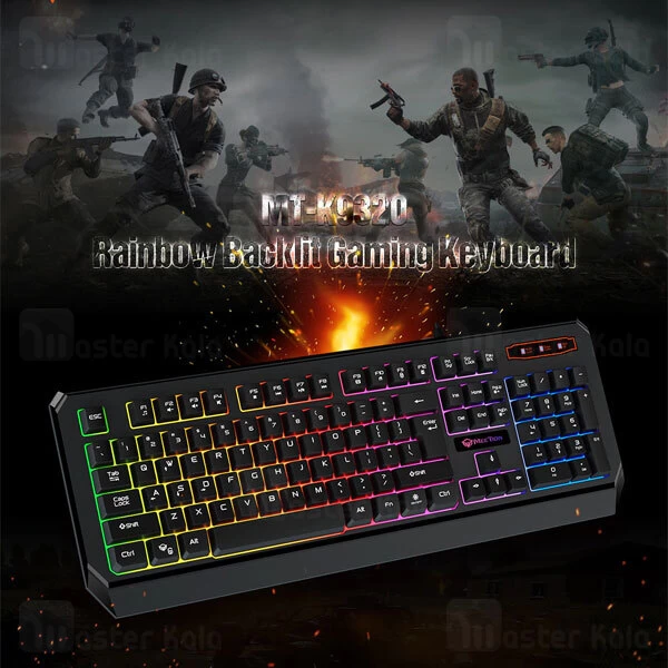 کیبورد سیمی گیمینگ میشن Meetion MT-K9320