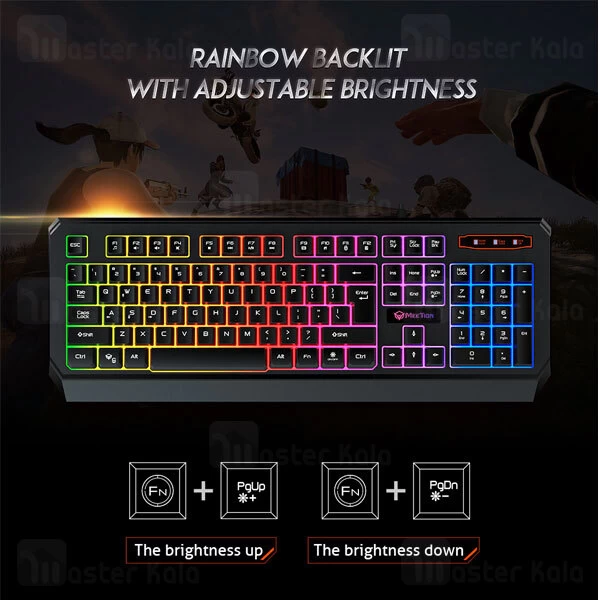 کیبورد سیمی گیمینگ میشن Meetion MT-K9320