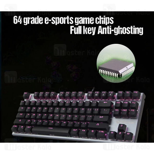 کیبورد سیمی گیمینگ میشن Meetion MT-MK04