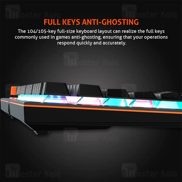 کیبورد سیمی گیمینگ میشن Meetion MT-MK500