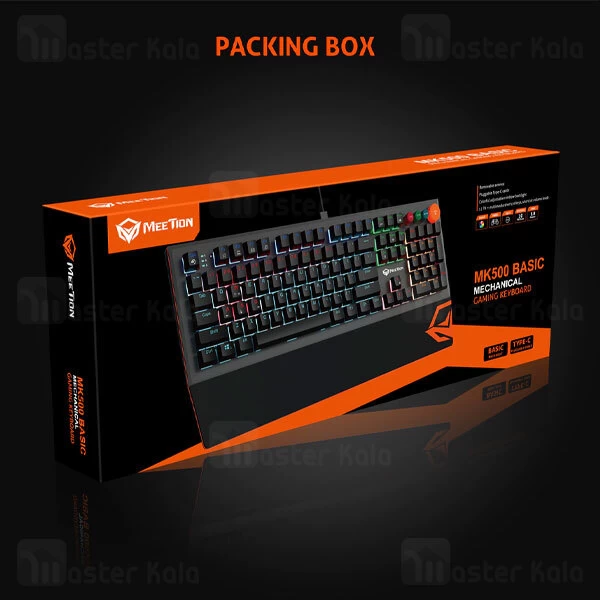 کیبورد سیمی گیمینگ میشن Meetion MT-MK500
