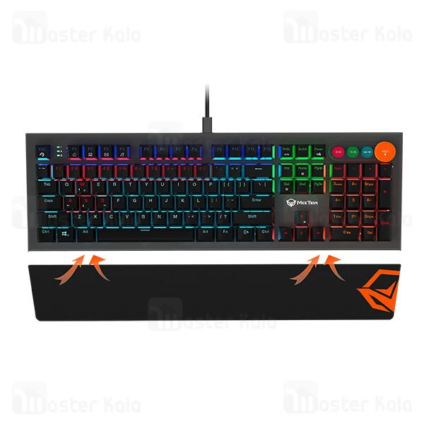 کیبورد سیمی گیمینگ میشن Meetion MT-MK500