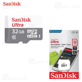 کارت حافظه میکرو اس دی 32 گیگابایت SanDisk U1 533X 100MB