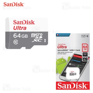 کارت حافظه میکرو اس دی 64 گیگابایت SanDisk U1 533X 100MB