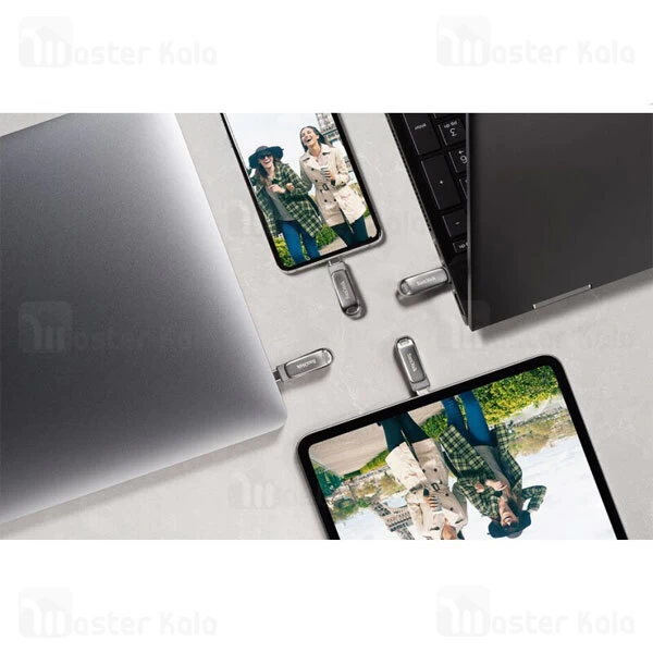 فلش مموری 32 گیگابایت Type C سن دیسک SanDisk Ultra Dual Drive Luxe SDDDC4