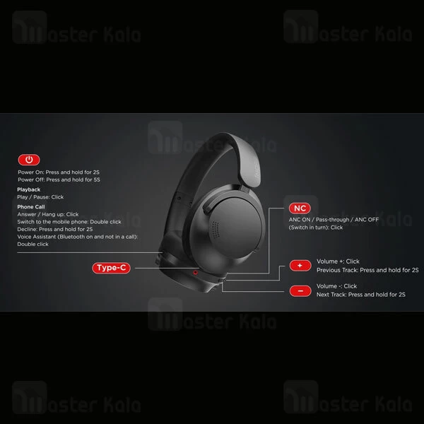 هدفون بلوتوث شیائومی Xiaomi 1MORE SonoFlow HC905