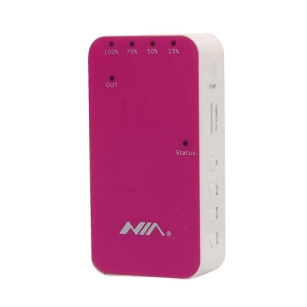 موزیک پلیر و پاوربانک 2800 میلی آمپر نیا NIA N368 Multi-Functional