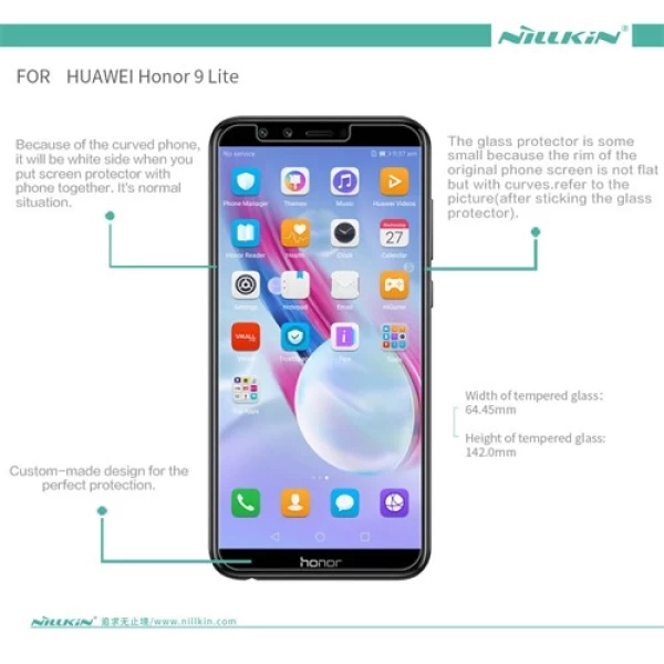 گلس نیلکین Huawei Honor 9 Lite Nillkin H+ Pro Glass