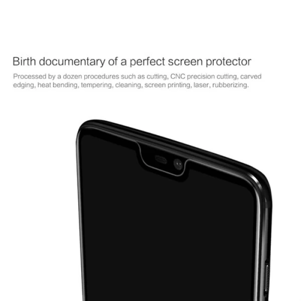 محافظ صفحه نمایش شیشه ای نیلکین وان پلاس Nillkin 3D CP+Max OnePlus 6 / A6000