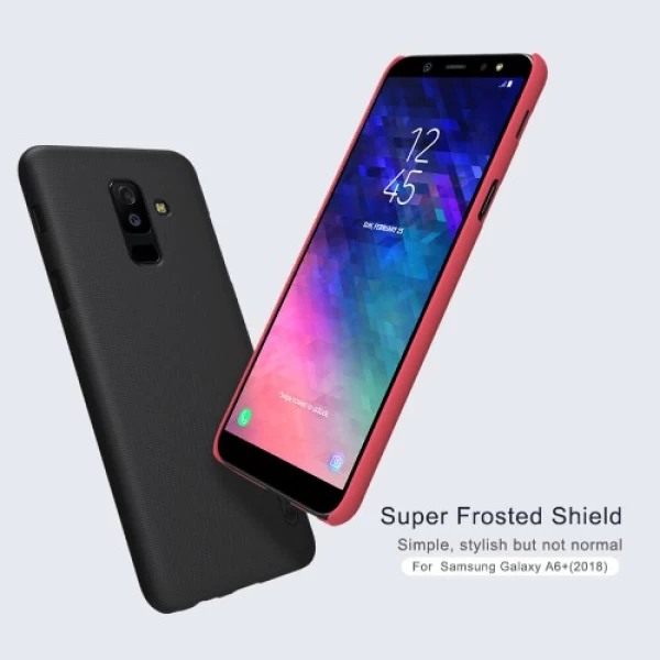 کاور محافظ نیلکین Frosted Shield مناسب Samsung Galaxy A6 Plus 2018