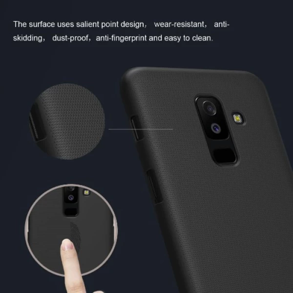 کاور محافظ نیلکین Frosted Shield مناسب Samsung Galaxy A6 Plus 2018