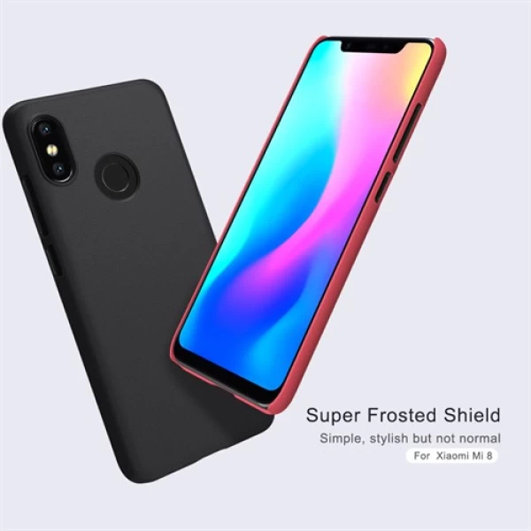 کاور محافظ نیلکین Frosted Shield مناسب Xiaomi Mi 8 / Mi8