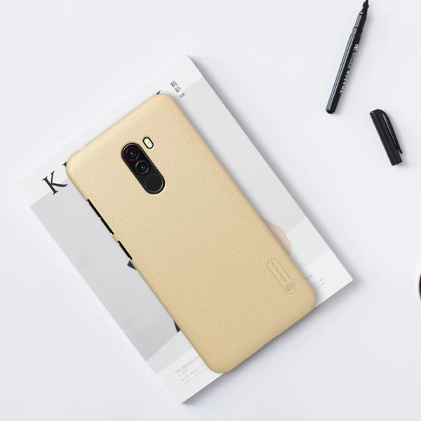 کاور محافظ نیلکین Frosted Shield مناسب Xiaomi Pocophone F1/Poco F1
