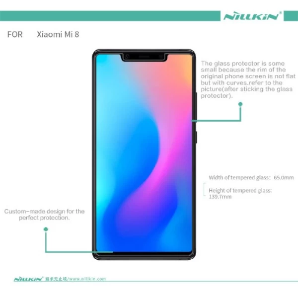 گلس نیلکین Xiaomi Mi 8 SE/ Mi8 SE Nillkin H+ Pro Glass