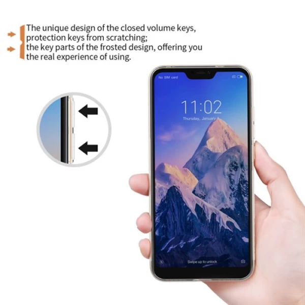 گارد ژله ای نیلکین Nature TPU مناسب Xiaomi Mi A2 Lite / Redmi 6 Pro