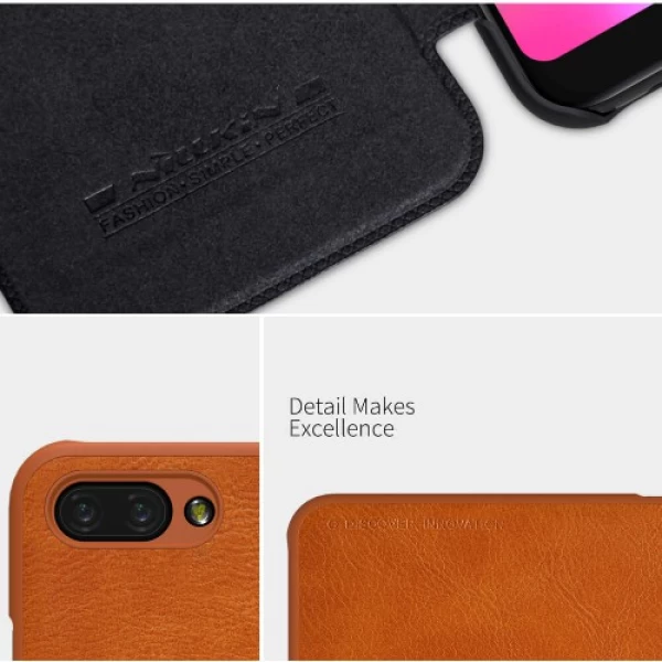 کیف چرمی نیلکین هواوی Huawei Honor 10 Nillkin Qin Leather Case