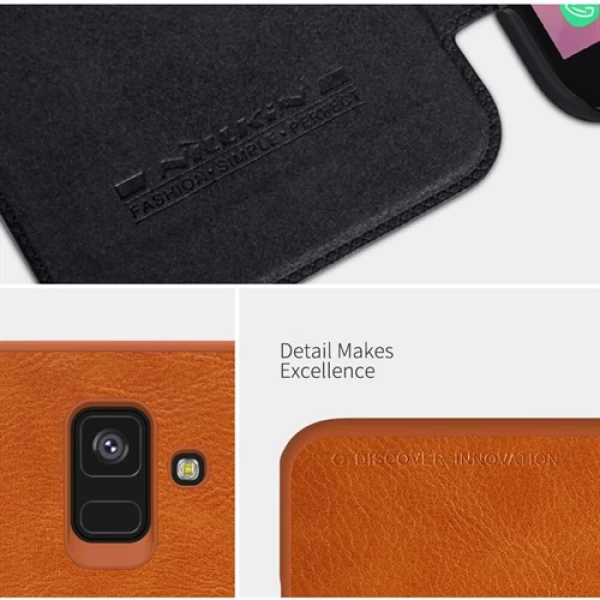 کیف چرمی نیلکین سامسونگ Samsung Galaxy A6 2018 Nillkin Qin